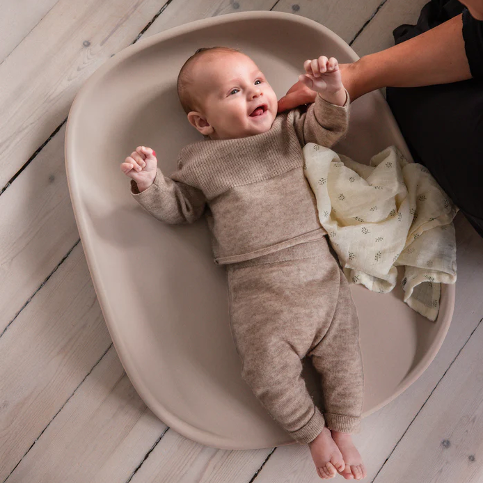 PUSLE PUR Materassino per fasciatoio Sebra, Birchbark rose