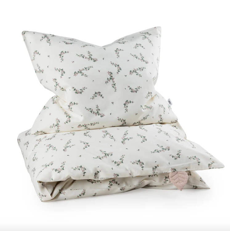 Percale Junior Bed linen, Powder blossom