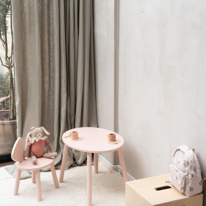 Nofred Mouse chair & table set, Rosa