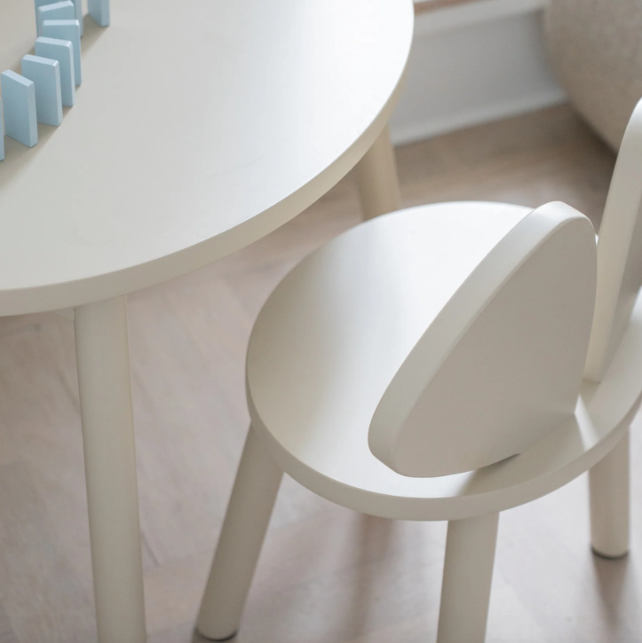 Nofred Mouse chair & table set, Beige