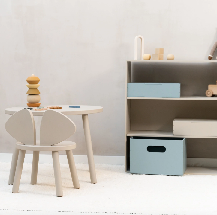 Nofred Mouse chair & table set, Beige
