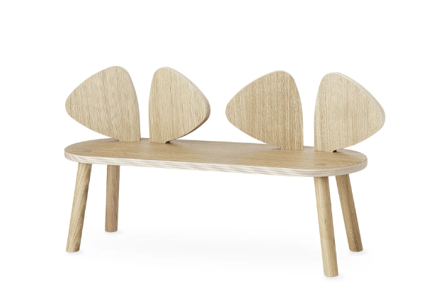 Mouse Bench, Oak