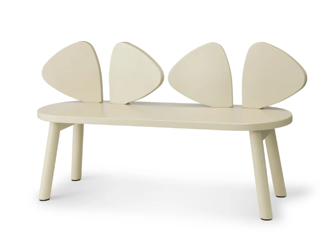 Mouse Bench, Beige