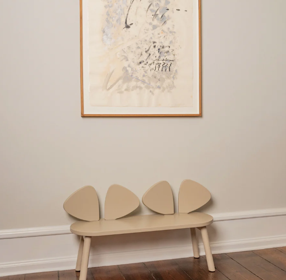 Mouse Bench, Beige