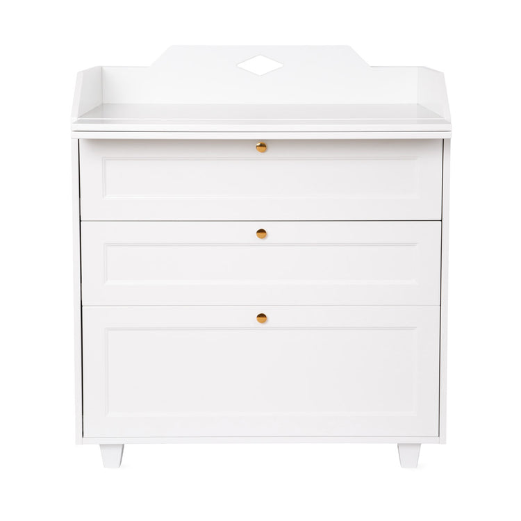 Luca Changing Table Dresser, White