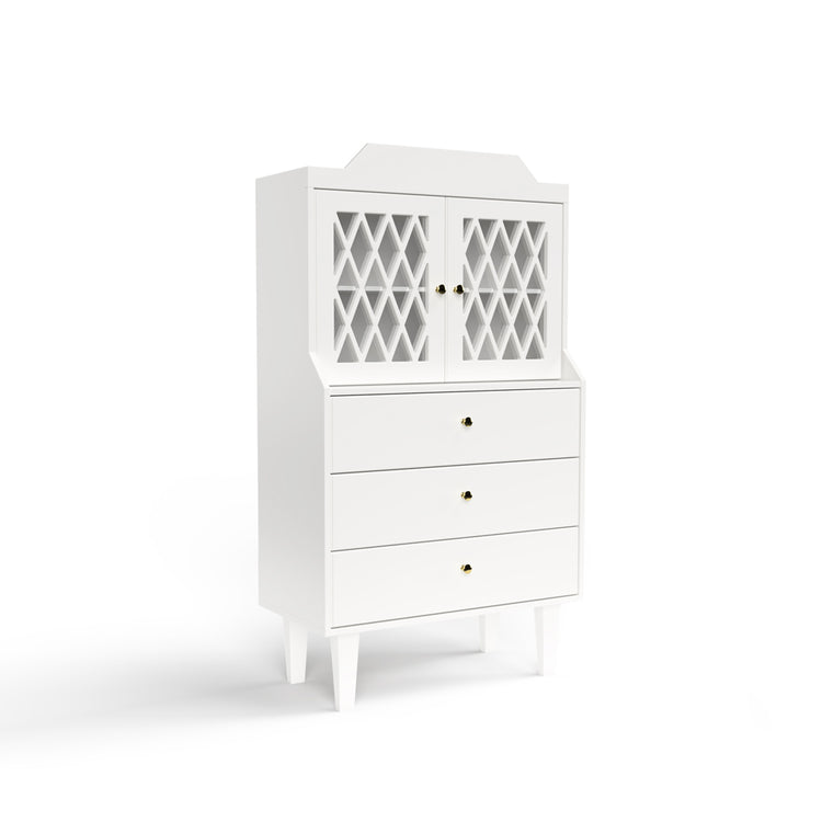 Harlequin French Cabinet, White