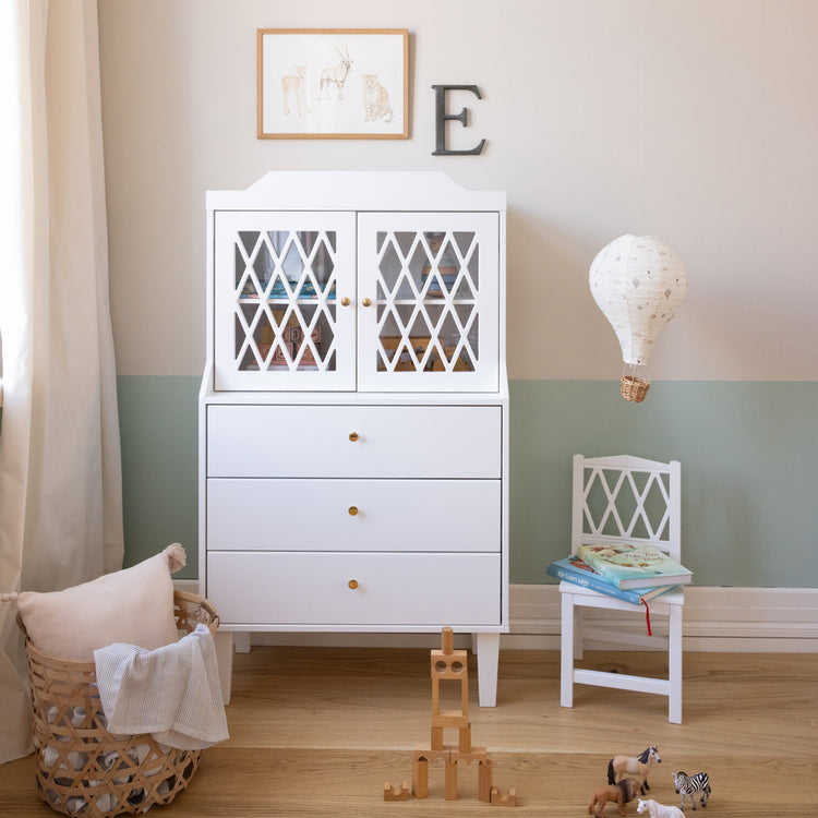 Harlequin French Cabinet, White