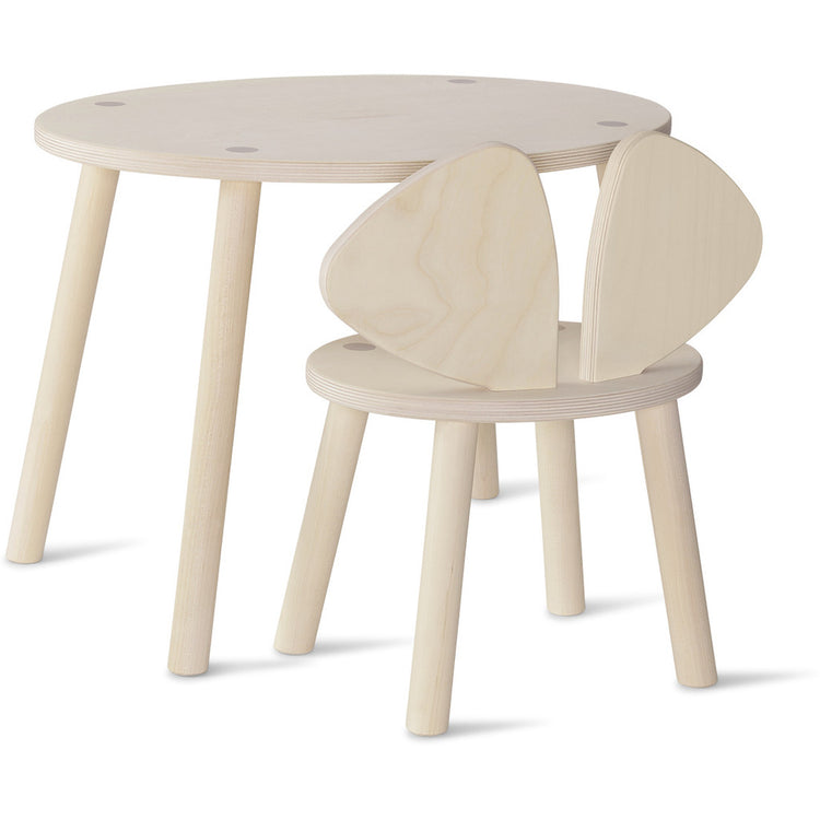 Nofred Mouse chair & table set, Birch