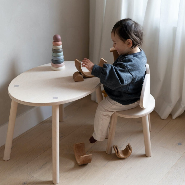 Nofred Mouse chair & table set, Birch