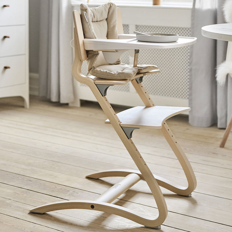 Classic high chair wo. safety bar, Whitewash