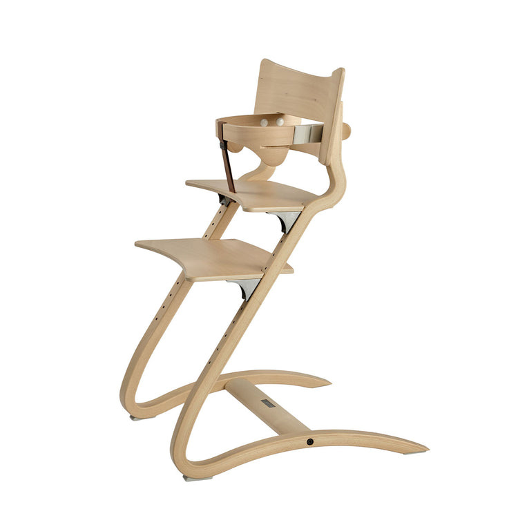 Classic high chair wo. safety bar, Natural, Beech