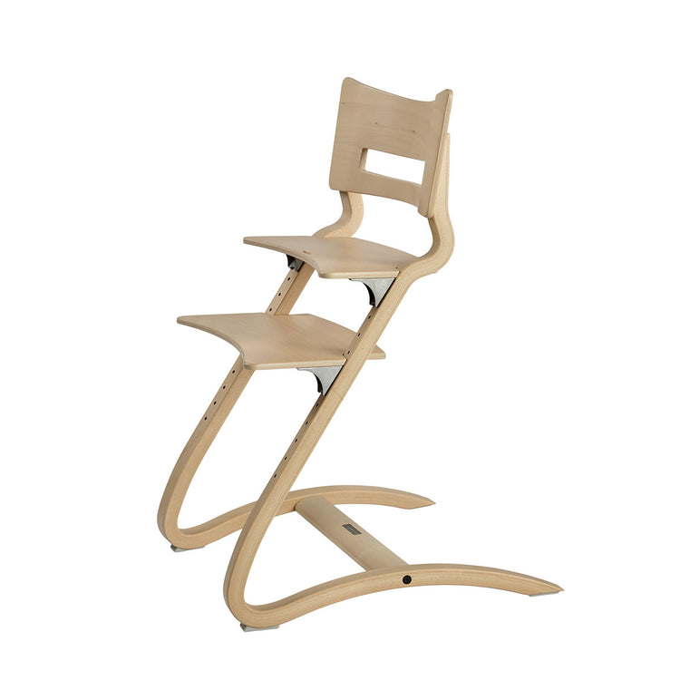 Classic high chair wo. safety bar, Natural, Beech