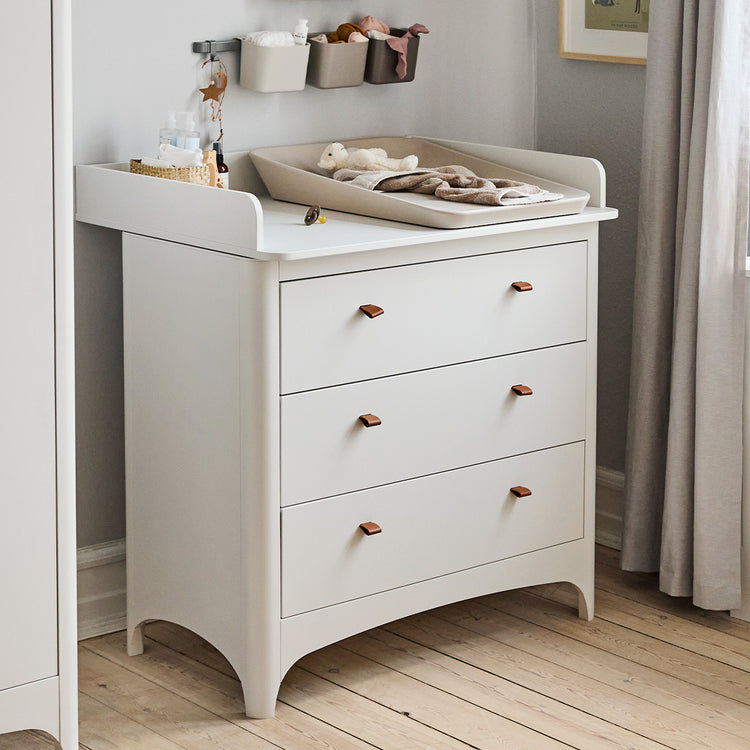 Changing unit for Classic dresser, White