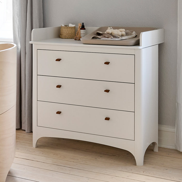 Changing unit for Classic dresser, White