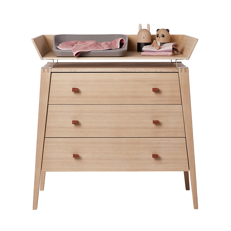 Changing unit for Linea dresser, Oak