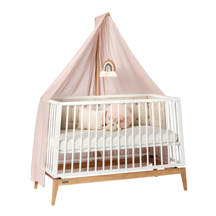 Canopy for Linea and Luna baby cot, Dusty Rose