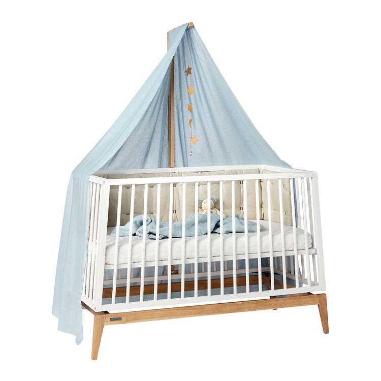 Canopy for Linea and Luna baby cot, Dusty blue