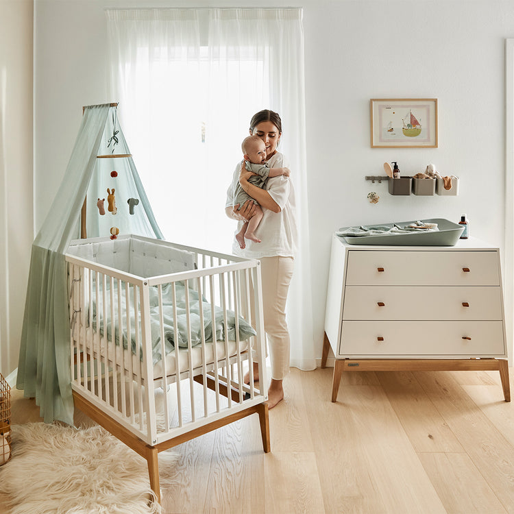 Canopy for Linea and Luna baby cot, Sage Green