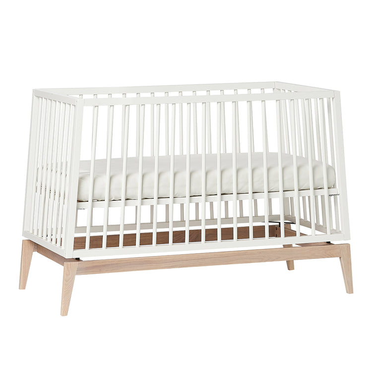 Leander Luna baby cot, 120X60 cm, White/oak