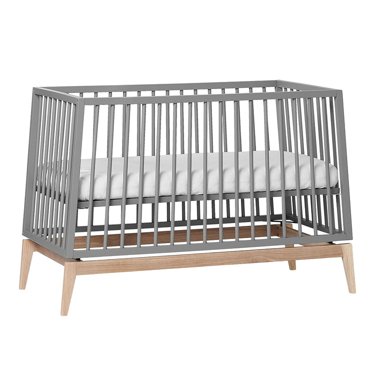 Leander Luna baby cot, 120X60 cm, Grey/oak