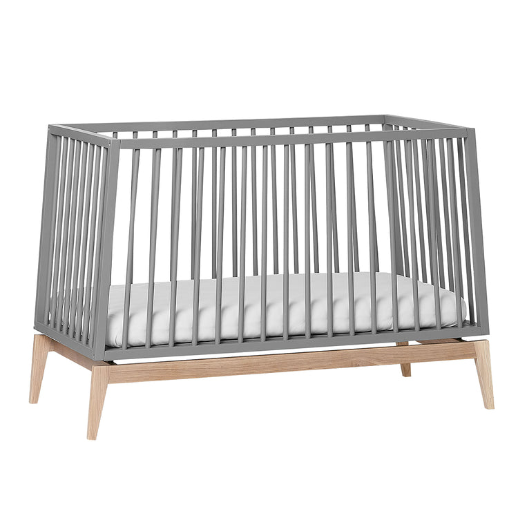 Leander Luna baby cot, 120X60 cm, Grey/oak