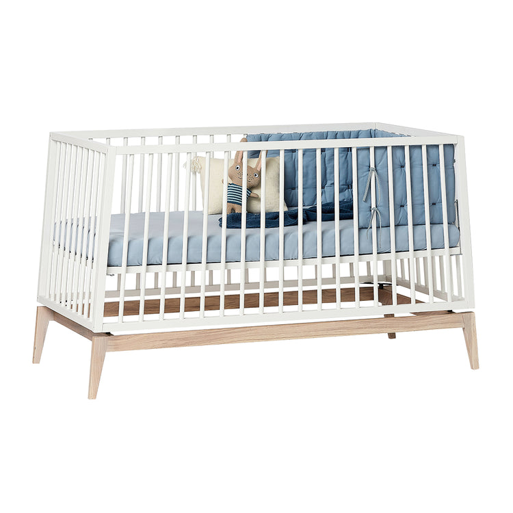 Leander Luna baby cot, 140X70 cm, White/oak