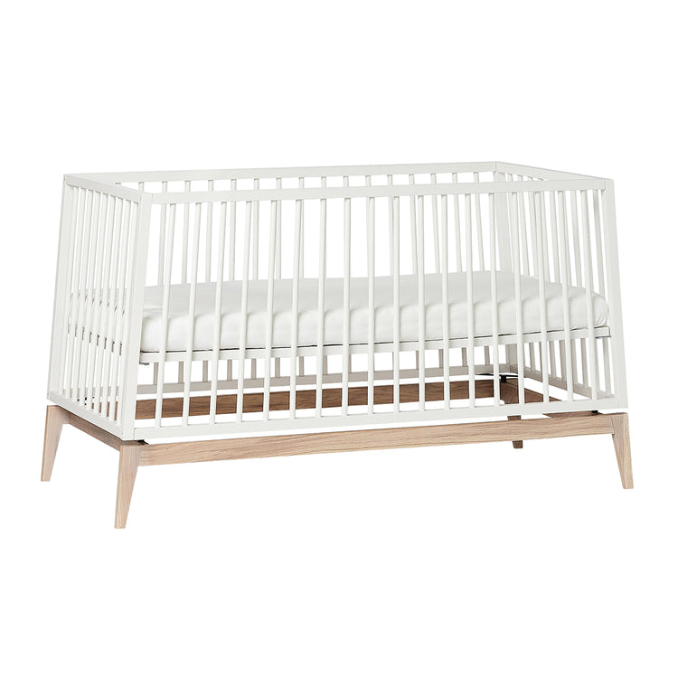 Leander Luna baby cot, 140X70 cm, White/oak