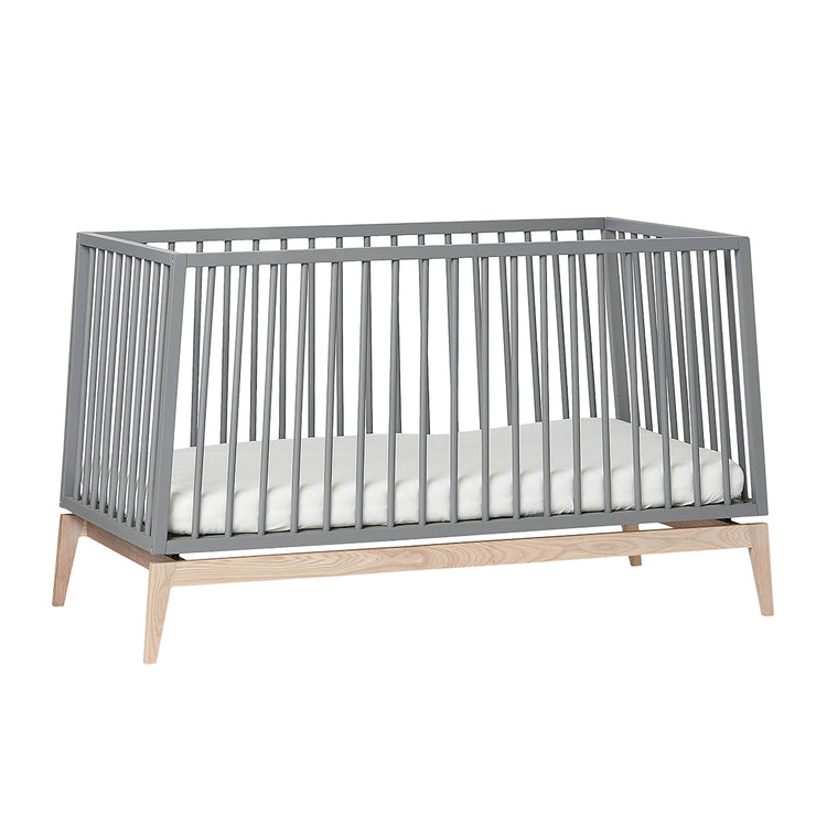 Leander Luna baby cot, 140X70 cm, Grey/oak