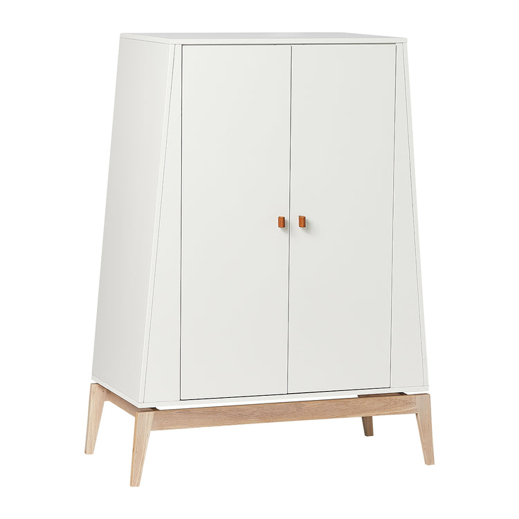 Leander Luna wardrobe, small, White/oak