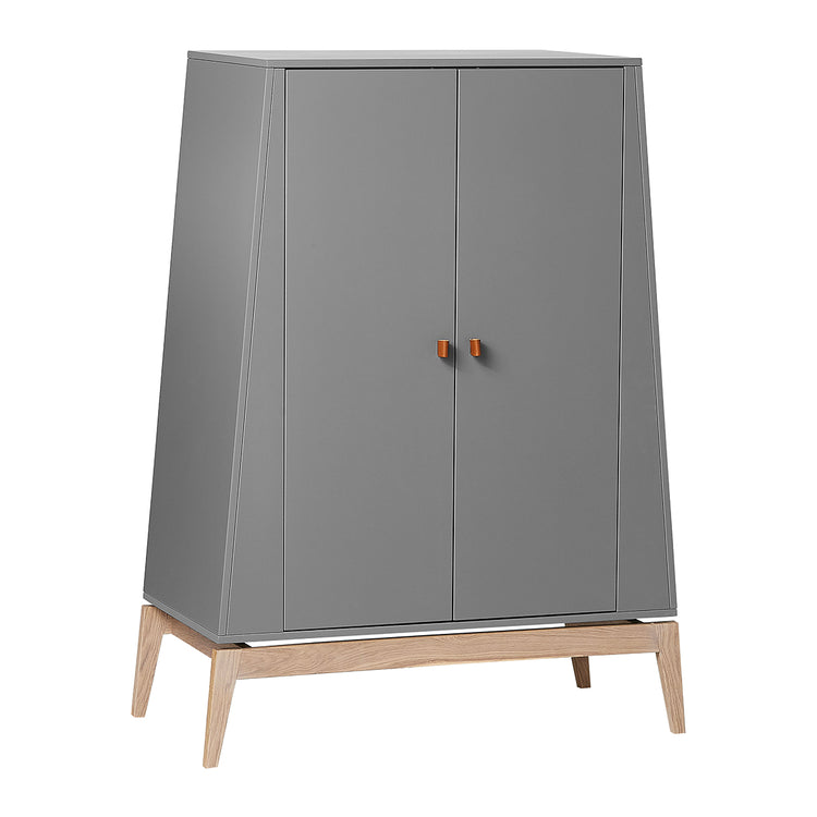 Leander Luna wardrobe, small, Grey/oak