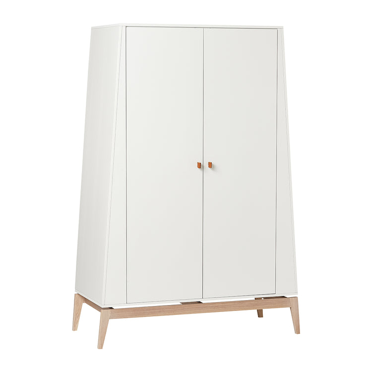 Leander Luna wardrobe, large, White/oak