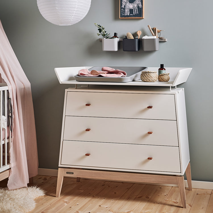 Leander Luna dresser, White/oak