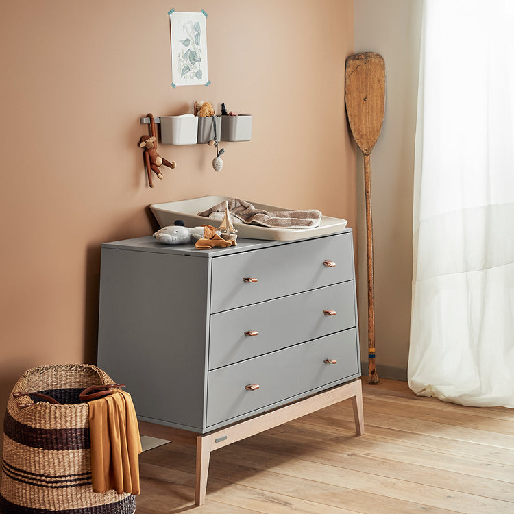 Leander Luna dresser, Grey/oak