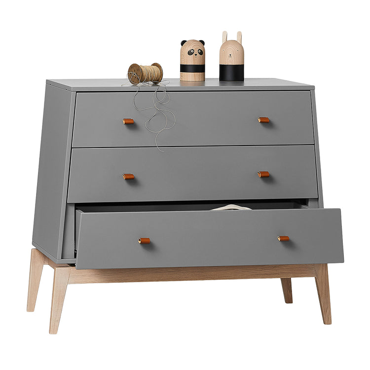 Leander Luna dresser, Grey/oak