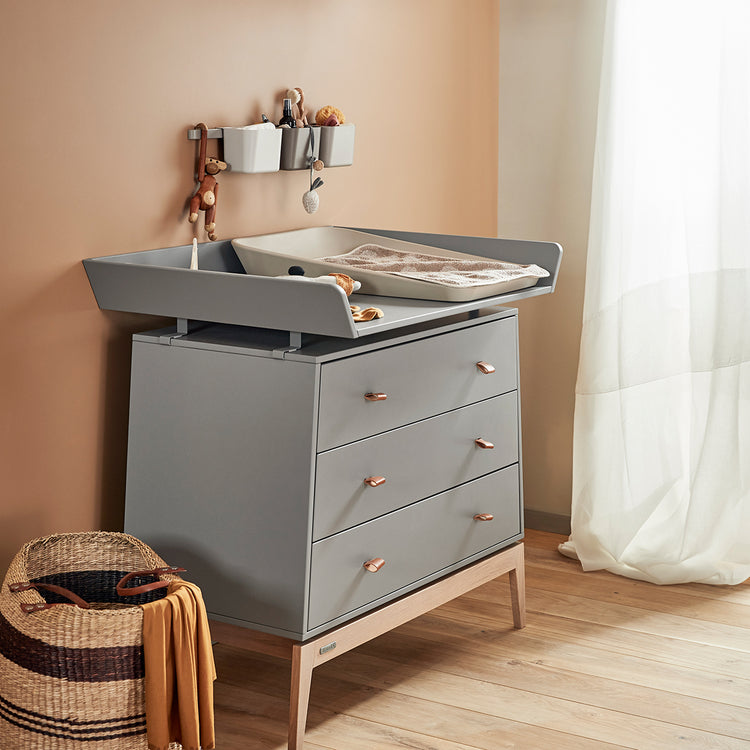 Changing unit for Luna dresser, Grey