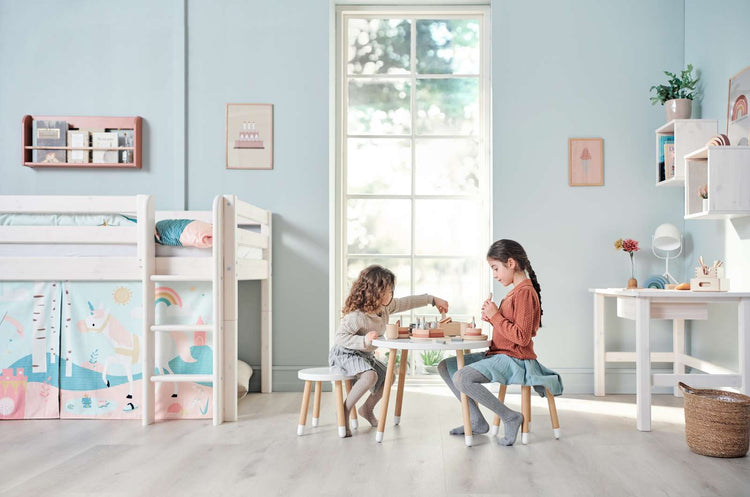 Dots Stool, White