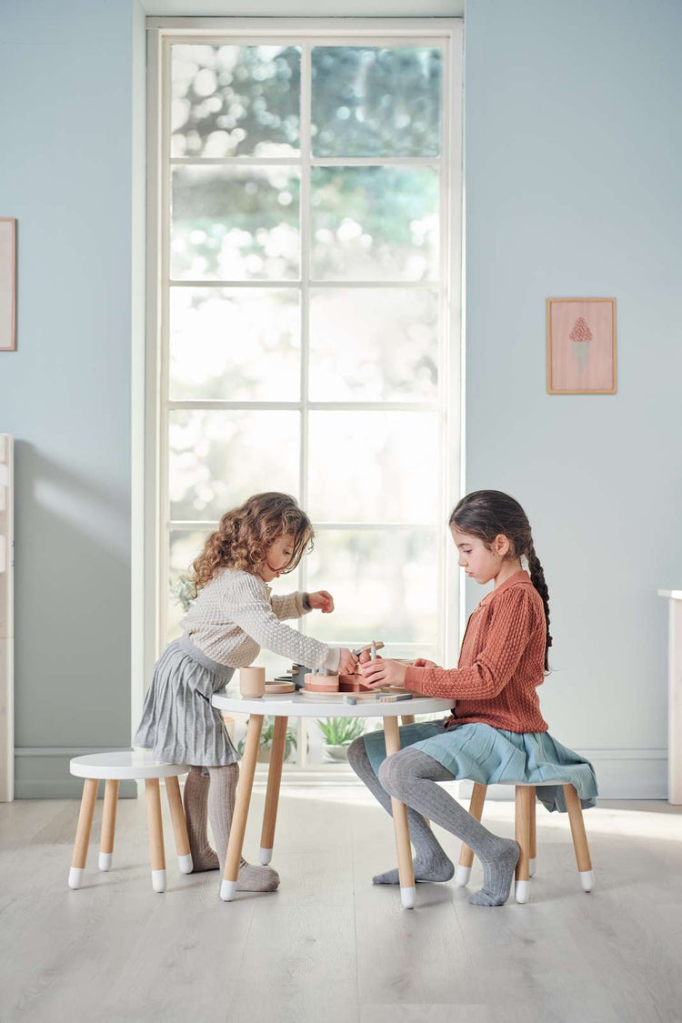 Dots Stool, White