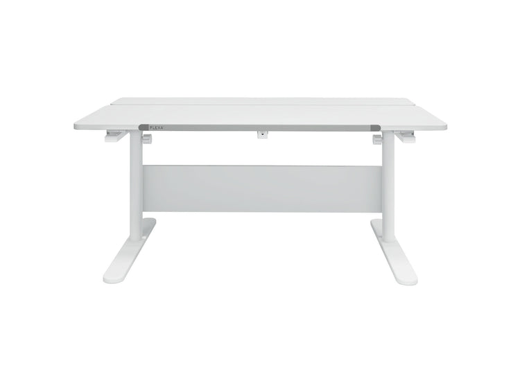 Evo desk tilting desktop, White