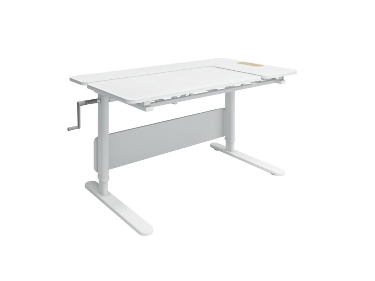 Moby left up desk, White