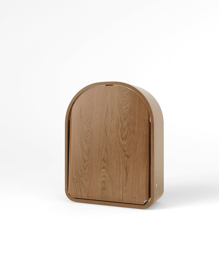 Kai wall changing table, Smoked oak