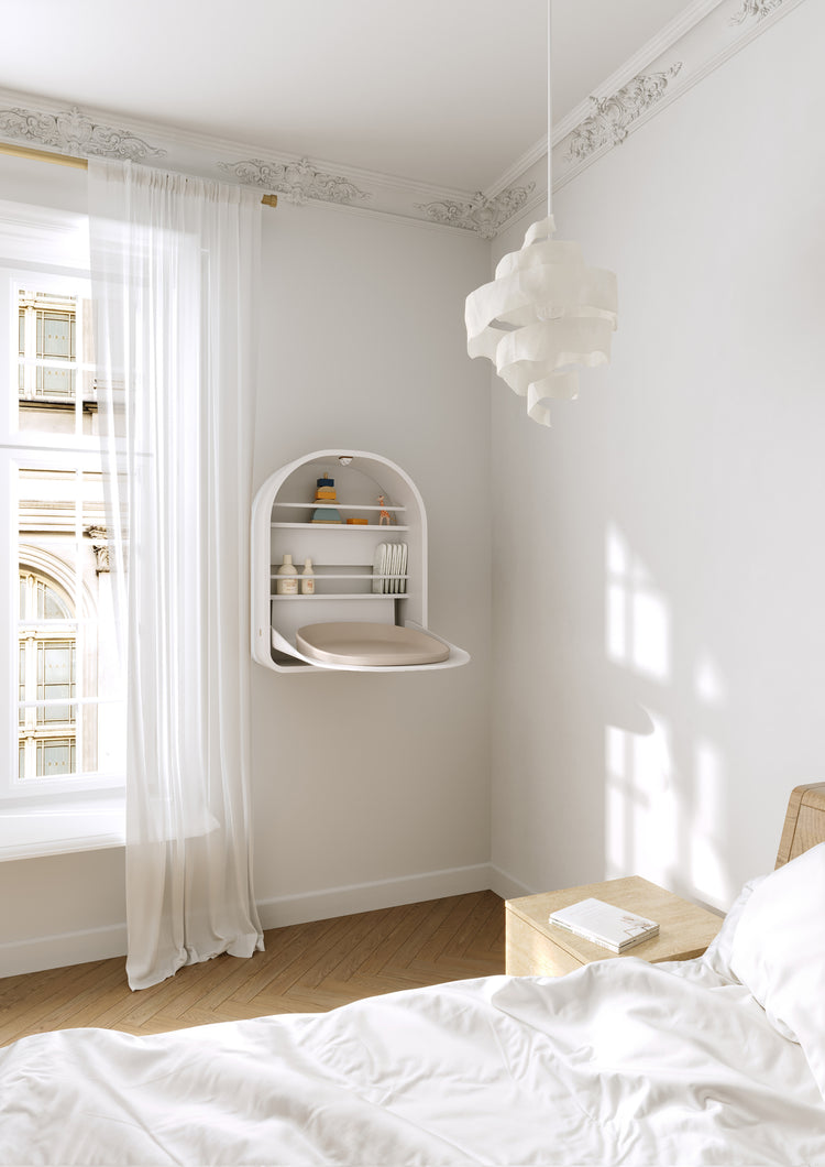 Kai wall changing table, White