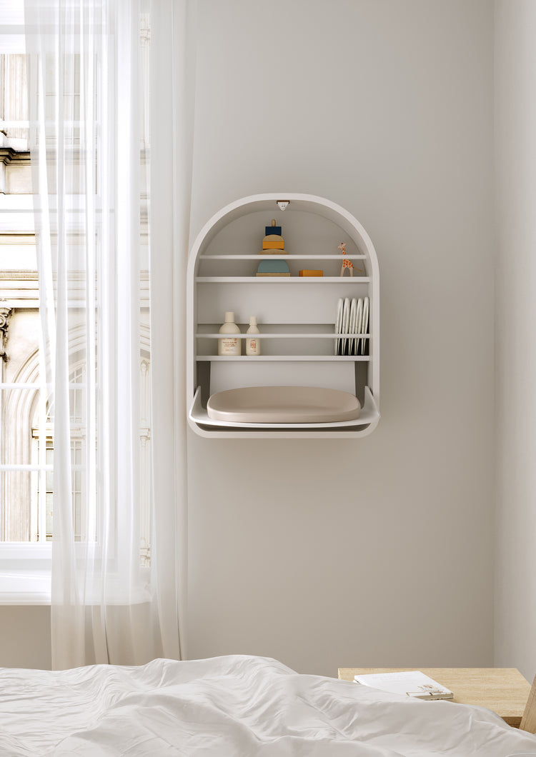 Kai wall changing table, White