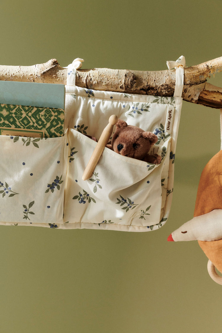 Tasca per lettino Polly, mirtilli