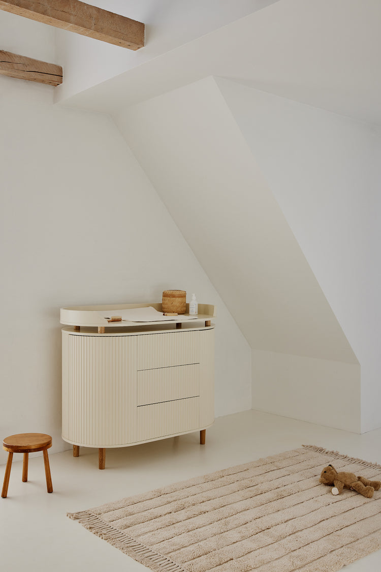 Kai changing unit, Cream/oak