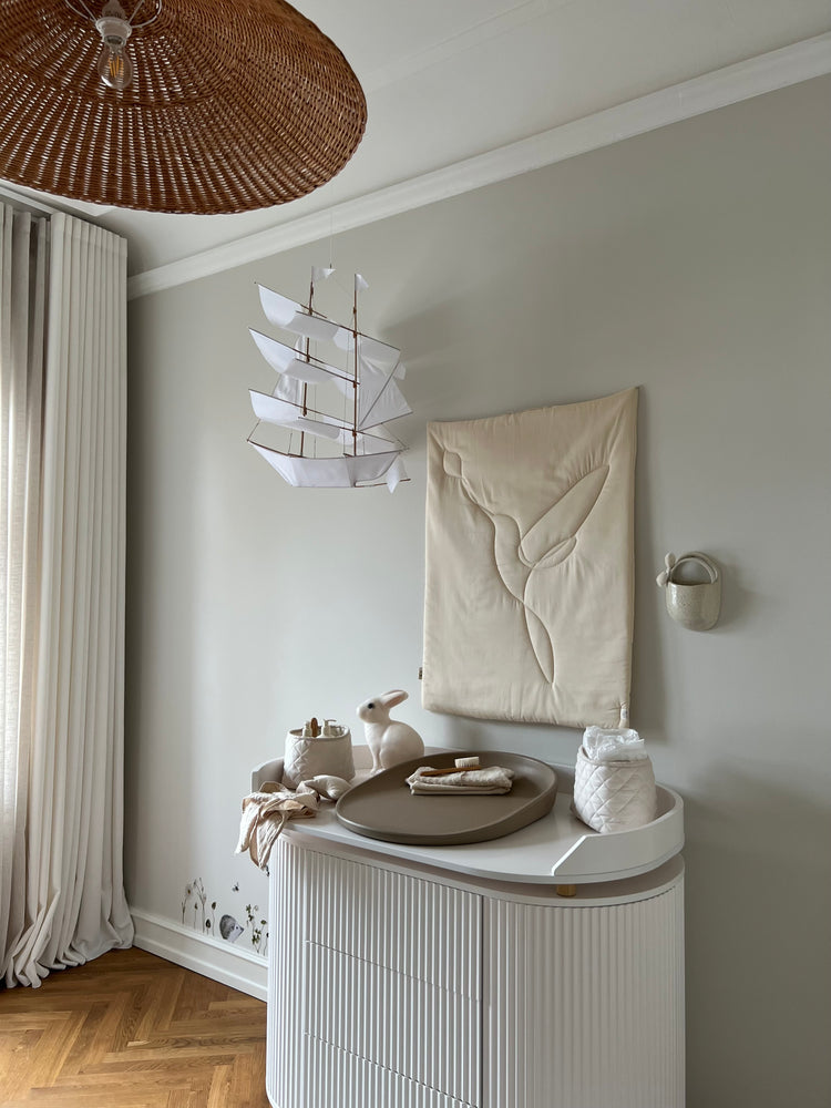 Kai changing mat, brown pebble