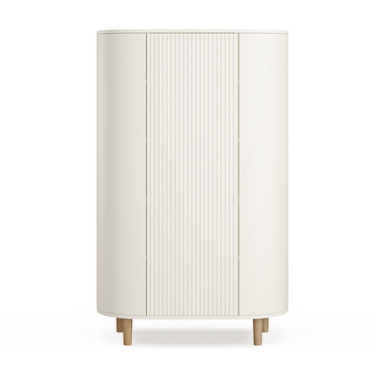 Kai wardrobe, Cream/oak