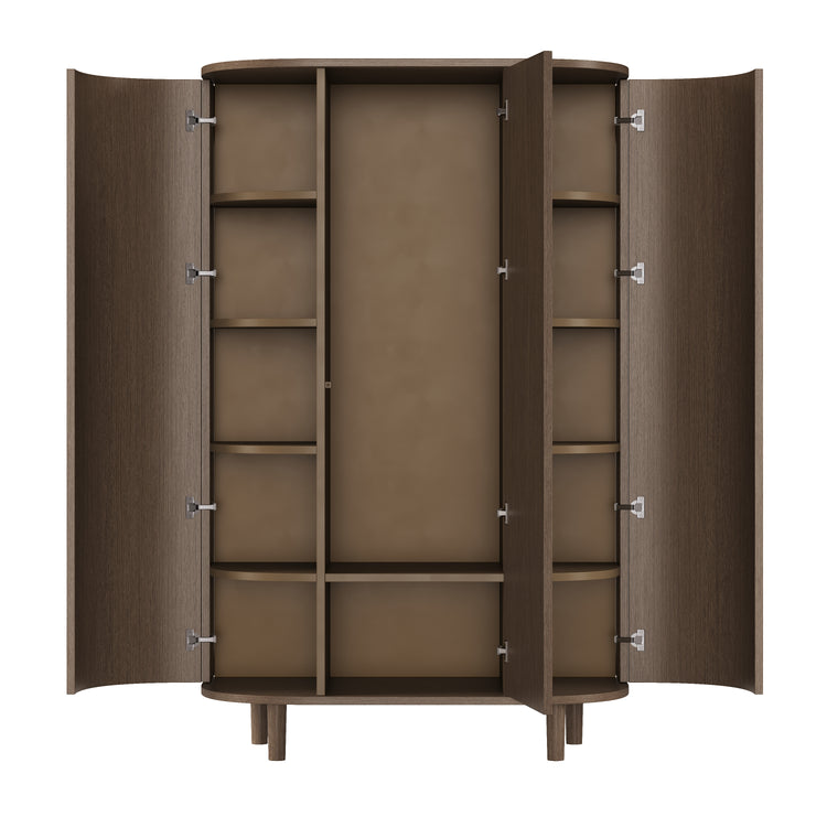 Armadio Kai, rovere affumicato