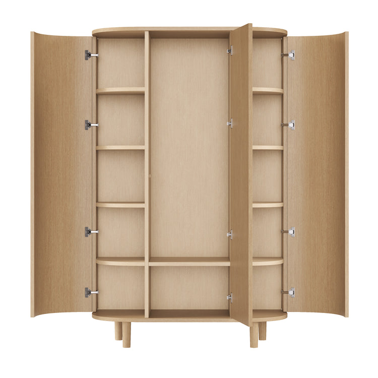 Kai wardrobe, Oak Veneer