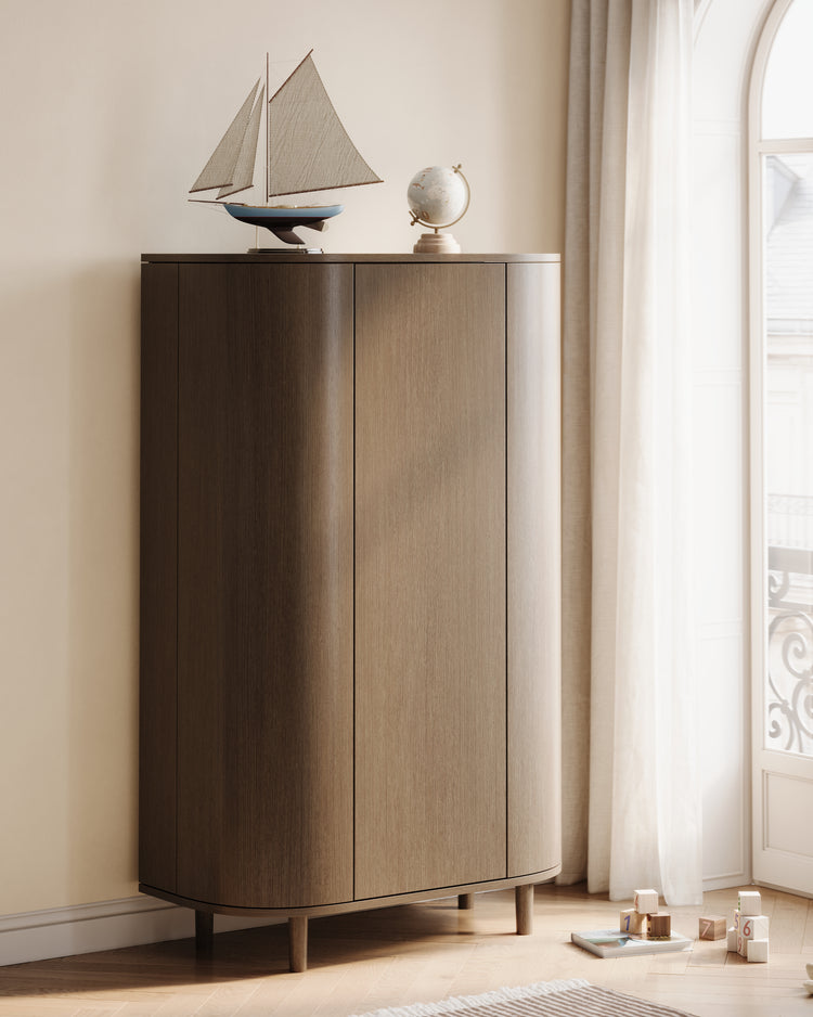 Armadio Kai, rovere affumicato