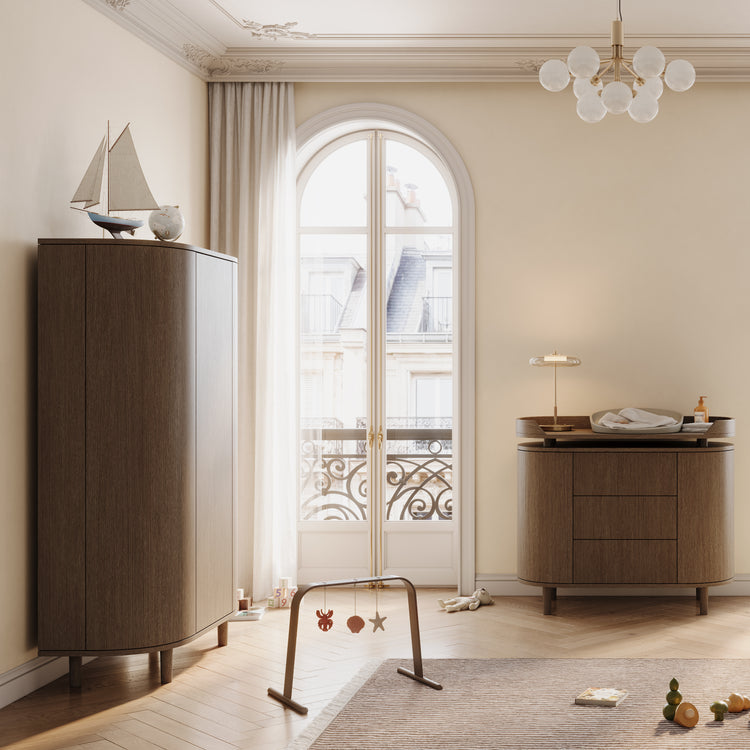 Armadio Kai, rovere affumicato